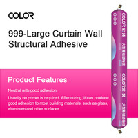 999 Mastic silicone Mastic neutre Mastic silicone noir résistant aux intempéries pour mur rideau
