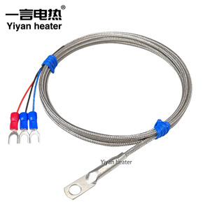 Sensor de Temperatura de Acero Inoxidable CA-WRNT-187, Termopar Tipo K con Sonda Roscada, Termopar de Alta Temperatura - Product Image 4