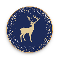 Besta Großhandel Weihnachten Bone China unter Dish Diner Teller für Party gesetzt