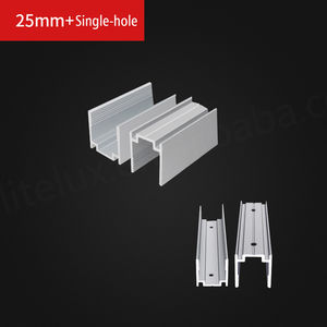 Manchon en silicone néon pour profil en aluminium aviation 6063 T5, clips de fixation flexibles, support de clips, fente pour bande LED, couvercle en silicone pour aluminium - Product Image 4