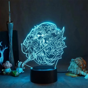 <span class=keywords><strong>Kimetsu</strong></span> <span class=keywords><strong>No</strong></span> <span class=keywords><strong>Yaiba</strong></span> Tanjiro X Nezuko Anime japonés <span class=keywords><strong>Manga</strong></span> 3D luz de la noche - Product Image 6