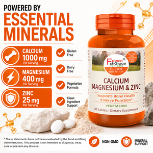 Complément Premium Shecome Calcium Magnésium Zinc pour Adultes – Soutient la Santé des Os et des Nerfs – Comprimés de Calcium Magnésium Zinc - Product Image 6