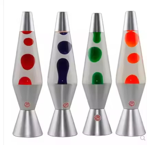 Base di metallo lampade cera lampade <span class=keywords><strong>Lava</strong></span> vulcanica Creative LED luce da tavolo Decorative lampade a LED luci meduse colorate decorazione camera da letto - Product Image 2