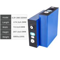 Boîtier de batterie lifepo4 105ah 150ah cellule 72v 40ah lifepo4 akku 200ah batteries pochette fortune 16 pièces 3.2v 280ah higee luyuan