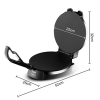 RAF Promotion Chaude Crêpière Électrique Multifonction Antiadhésive, Machine à Roti Style Indien, Maker Chapati Tortilla 1800w