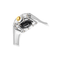 Reloj Mecánico Automático Ultrafino para Hombre, Diseño Tonneau, Acero Inoxidable, Resistente al Agua, Cristal Analógico de Alta Calidad
