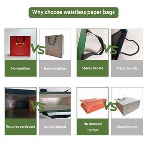 Bolsas de Papel para Compras de Lujo, Impresas, Ecológicas, Biodegradables y Duraderas, con Tamaño y Color Personalizados para Joyería y Relojes - Product Image 3