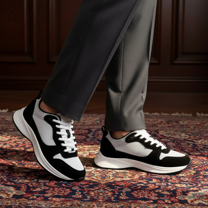 Элитные спортивные туфли 2025 года с подарочной коробкой, аксессуарами и мешком для хранения, в дизайнерском стиле, из натуральной кожи, с дышащей сеткой, повседневные туфли - Product Image 2