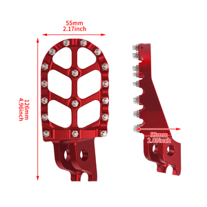 Reposapiés para Motocross, Pedales para CR125 CR250 CRF150R CRF250R CRF450R CRF450X/450L KX250X KX450X KX450 KX250 CRF1100L <span class=keywords><strong>CRF250RALLY</strong></span> - Product Image 4
