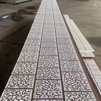 Panneau Métallique Gravé Isolant Thermiquement - Isolation Thermique, Décoration Murale Extérieure, Ignifuge et Imperméable