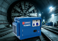 Générateur diesel silencieux 5 kVA, 5 kW, démarrage électrique portable, refroidissement par air, groupe électrogène pour usage domestique, réservoir de 15 L, roues, 230 V, 1800 tr/min, 50/60 Hz