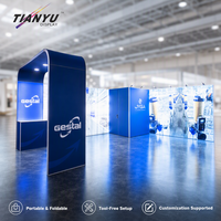 Système visuel reconfigurable innovant TIANYU SEG LED Lightbox Matrix Architectural Illuminated Brand Hub 10x10ft