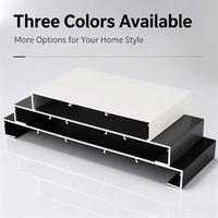 Ensemble de jambes de porte en alliage d'aluminium 6063, épaisseur 2,5 mm, noir cristal, moderne, étanche, antirouille, garantie 5 ans pour fenêtre de cuisine