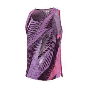 Débardeur de sport respirant en maille pour homme, idéal pour la course en extérieur et le marathon - Product Image 5