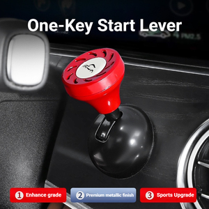 Bouton de démarrage personnalisable à un clic pour voitures, joystick décoratif, feuille d'aromathérapie, bouton de protection de voiture, alliage - Product Image 4