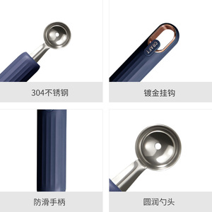 Stainless Steel Fruit Baller 1 Pc With Ergonomic Handle For Watermelon Apple Slicing Kitchen Tool - Product Image 3