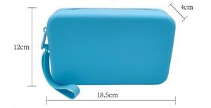 Bolsa de Maquillaje de Silicona Personalizable, Bolsa de Almacenamiento de Silicona Rectangular Portátil para Viaje, Bolsa de Aseo Impermeable, Bolsa de Almacenamiento Pequeña - Product Image 3