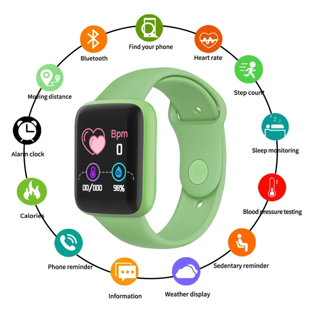 Y68 D20 Plus Sports Branded Smart Watch Fashion Bracelet Devices Smartwatches for Montres Relgios Intelligentes Homme Hombre Uhr