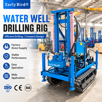 Foreuse de puits d'eau professionnelle 200m, machine de forage de puits profonds, directement de l'usine, prête à être expédiée