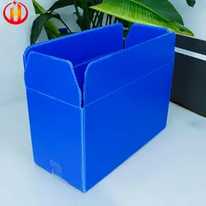 도매 맞춤형 하이 퀄리티 PP 골판지 플라스틱 상자 저장 상자