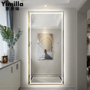 Yimilla Custom LED Quarto de Vestir Projetos Do Espelho Iluminado Espelho do Camarim