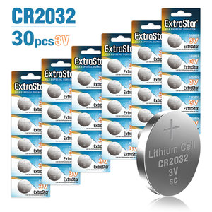 30-Pack <b>CR2032</b> <b>3V</b> Lithium Coin <b>Batteries</b>, Long-Lasting Power for Key Fobs, Calculators, Remote Controls, Medical Devices & More - Product Image 1