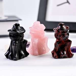 Calabaza de Cristal Tallada a Mano, Figura de Piedra Preciosa Curativa de Alta Calidad para Decoración de Halloween, Proveedor Mayorista - Product Image 4