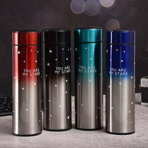 Paslanmaz çelik yalıtımlı termos akıllı su içme şişesi akıllı akıllı dijital Led sıcaklık göstergesi kapağı termos - Product Image 4