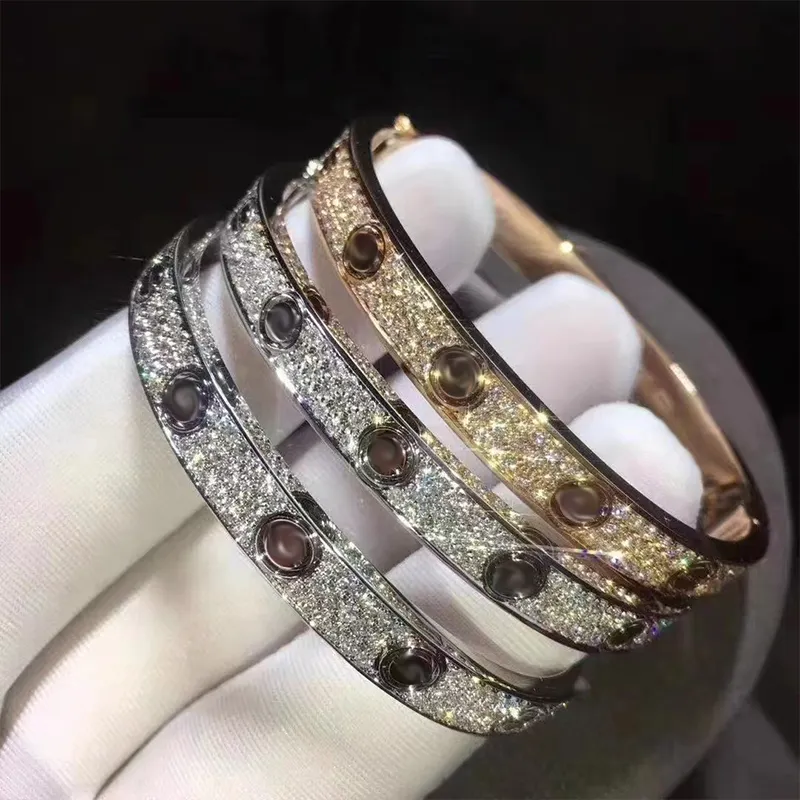 Alta qualidade 316 aço inoxidável chave de fenda pulseira, clássico e elegante amor pulseira das mulheres, jóias de luxo atacado