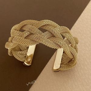 BD-L3000 beau métal <span class=keywords><strong>macramé</strong></span> bracelet fête bijoux fins femmes fille cz bracelets portant quotidiennement des bracelets de <span class=keywords><strong>manchette</strong></span> en or - Product Image 3