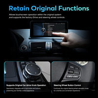 Ewaygps Pantalla Táctil IPS de 10.25 Pulgadas, Conexión Inalámbrica CarPlay y Android Auto, Reproductor Multimedia para Automóvil, para BMW Serie 1 E87 E88