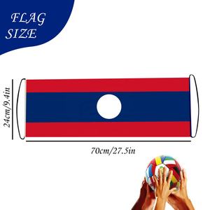 Fans évolutifs Drapeaux défilants personnalisables Bannières pour les événements sportifs Équipe acclamant le <span class=keywords><strong>Laos</strong></span> - Product Image 2