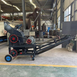 Máy nghiền đá di động nhỏ Máy Nghiền búa diesel, Máy Nghiền búa than quặng vàng để bán - Product Image 3