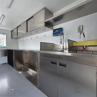 Cuisine mobile de rue, petites remorques de bar à glaces entièrement équipées, chariot alimentaire mobile, remorque alimentaire personnalisée