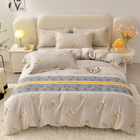 En stock – Parure de lit 3 pièces 100 % polyester 200 fils/cm² brodée, style chinois de luxe, lavable en machine