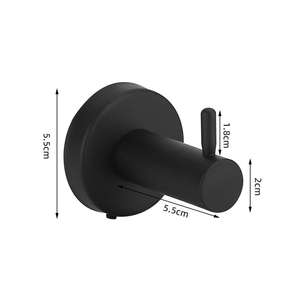 Juego de Accesorios de Baño de Marca Privada Yao Peng, 6 Piezas, Acero Inoxidable, Montado en la Pared, Toallero, Anillo para Toalla, Jabonera, Vaso - Product Image 4