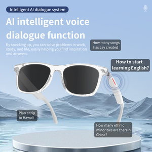 Nouvelles Lunettes Audio Intelligentes 2025 avec IA : Écouteurs sans Fil, Musique et Traduction Intégrée - Product Image 2