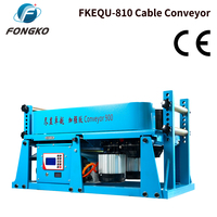 Tire-câbles FONGKO FKEQU-810 AC380V AC220V, machine de tirage de câbles multi-unités liées, pour la construction de câbles souterrains