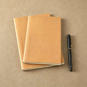 Carnet de notes A5 en papier kraft, pages intérieures vierges et lignées, 80 g/m², reliure cousue, journal, fournitures scolaires et de bureau, vente en gros - Product Image 3