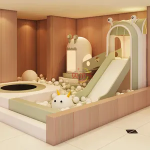 Set tempat bermain anak, peralatan dalam ruangan untuk tempat bermain anak