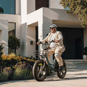 <span class=keywords><strong>Bicicleta</strong></span> <span class=keywords><strong>Eléctrica</strong></span> Urbana Ecológica de 250W, Neumáticos Gruesos 20*4.0, Batería de 48V 13Ah, Alcance de 100KM, Frenos Hidráulicos, para Adultos, con Certificación CE - Product Image 1