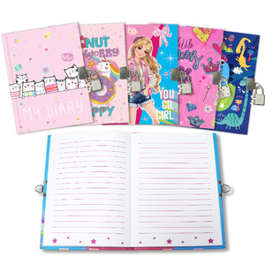 Diario con Candado de Dibujos Animados, Cuaderno con Llaves, Tapa Dura, Diario Secreto, Cuaderno con Candado Bonito para Niños, Estudiantes, Regalo, Papelería Infantil - Product Image 2