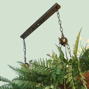 <span class=keywords><strong>Suspension</strong></span> LED botanique carrée de style bohème, inspirée de la nature, pour décoration de mariage moderne, luminaire suspendu pour plantes, OEM - Product Image 4