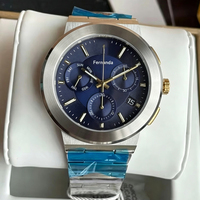 Montre LUCIANO, étanche, bracelet en acier inoxydable, automatique, chronographe, montre mécanique pour homme
