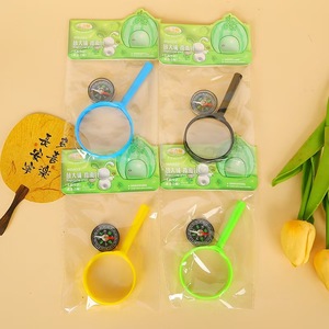 ของเล่นเข็มทิศพร้อมแว่นขยายสำหรับเด็ก เครื่องมือสำรวจกลางแจ้งแบบพกพา สำหรับการศึกษาวิทยาศาสตร์และการสังเกตพืช - Product Image 2