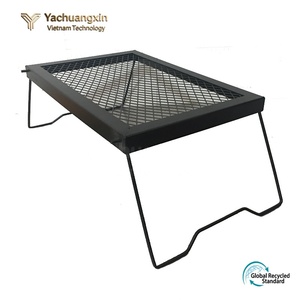 Parrilla de Barbacoa Metálica para Exteriores, Estufa para Leña, para Acampar y Cocinar - Product Image 4