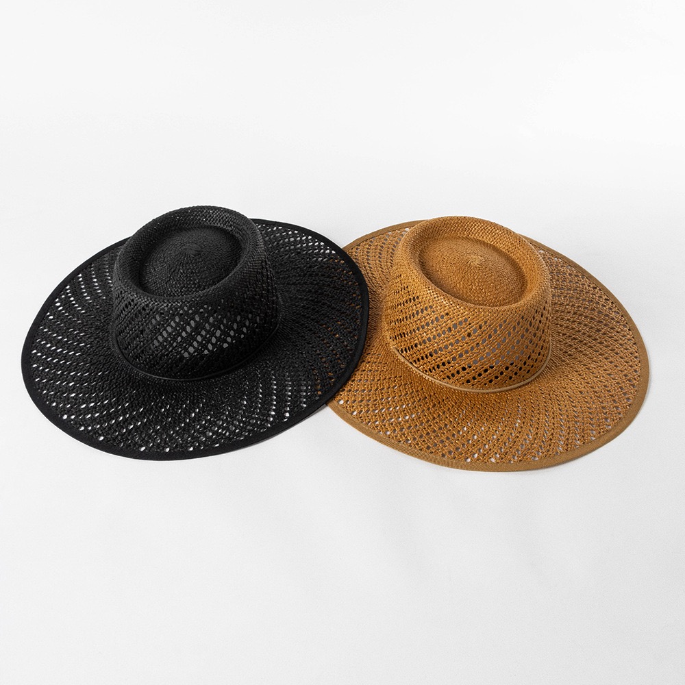 2024-2025 Summer Hats: Trendy Hollow Out Design Boater Hats