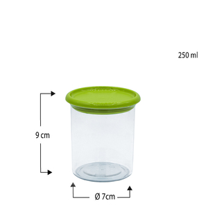 250ml ermetico contenitore rotondo verde rosa barattolo di stoccaggio turchese per alimenti spezie biscotti caramelle frutta secca - Product Image 2