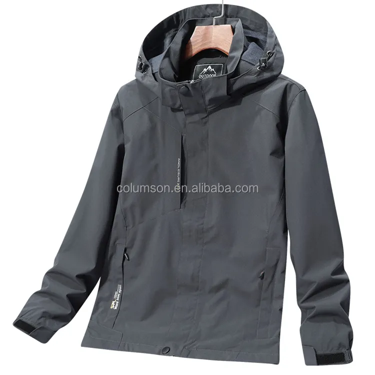 Wholesale Men Jackets Printing pattern 100% Polyester Winter Jacket Waterproof Casual Windbreaker Men'S Coats