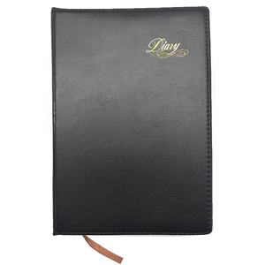 Carnet de notes en cuir rigide A5 personnalisé de qualité supérieure, estampage à chaud doré, reliure cousue, logo personnalisé pour cadeaux d'entreprise - Product Image 4